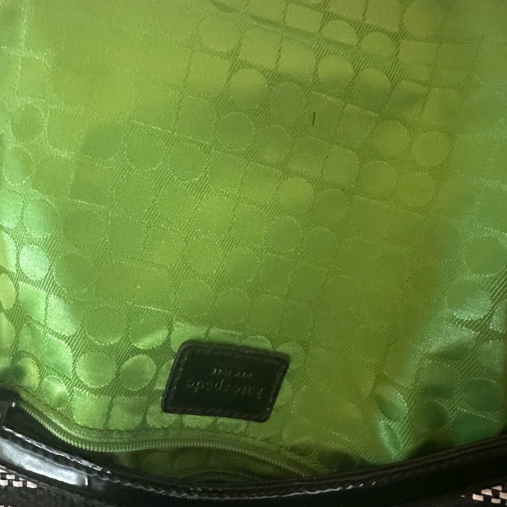 Kate Spade Black and White Striped Tote - Picture 10 of 15